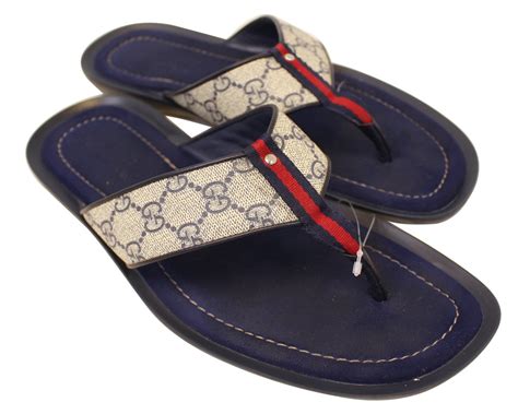 gucci men's flip flops on sale|men's Gucci slides size 13.